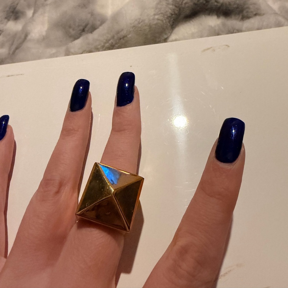 Marc By Marc Jacobs Gold Pyramid Ring